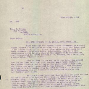 Soldier packet page