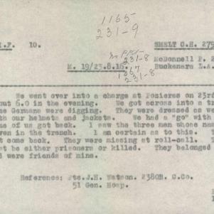 Soldier packet page