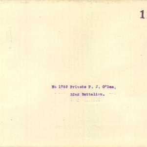Soldier packet page