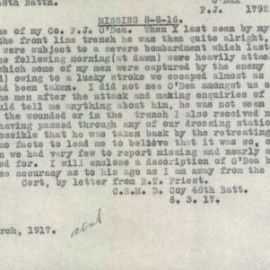 Soldier packet page