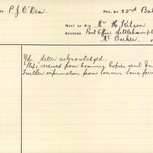 Soldier packet page