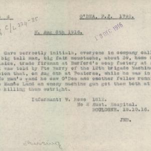 Soldier packet page