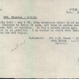Soldier packet page