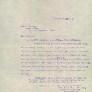 Soldier packet page