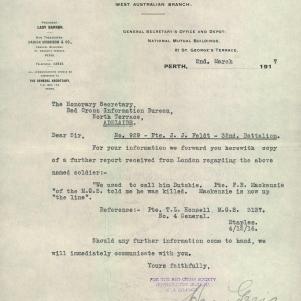 Soldier packet page