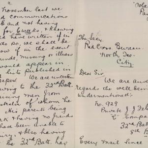 Soldier packet page