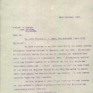 Soldier packet page
