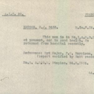 Soldier packet page