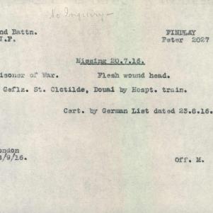 Soldier packet page