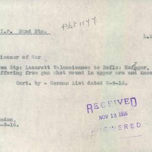 Soldier packet page
