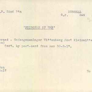 Soldier packet page