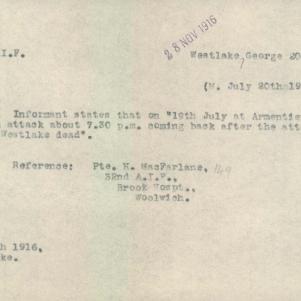 Soldier packet page