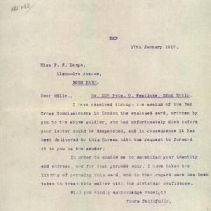 Soldier packet page