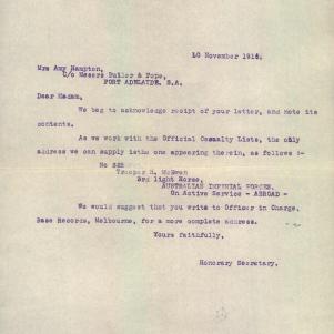 Soldier packet page
