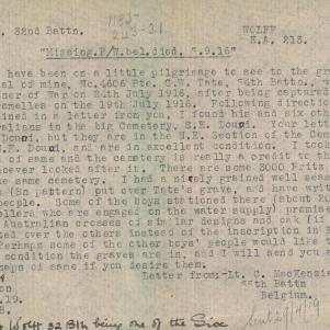 Soldier packet page