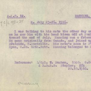 Soldier packet page