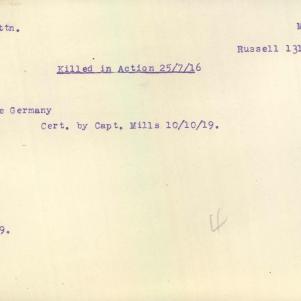 Soldier packet page