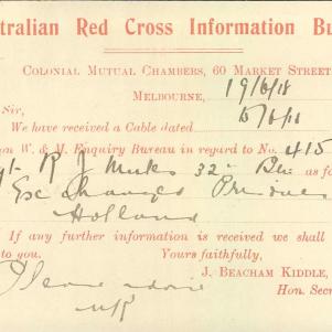 Soldier packet page