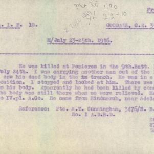 Soldier packet page