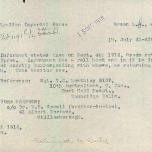 Soldier packet page