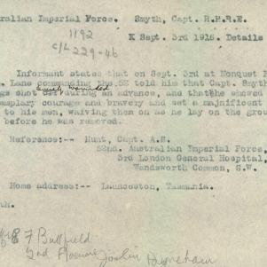 Soldier packet page