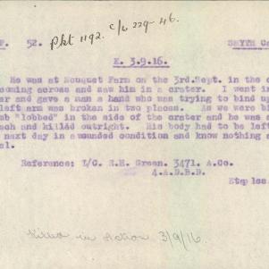 Soldier packet page