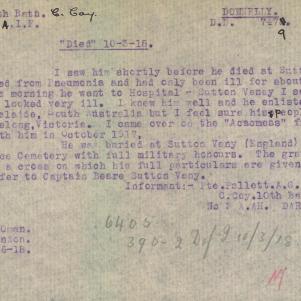 Soldier packet page