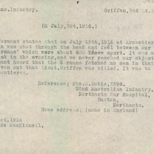 Soldier packet page