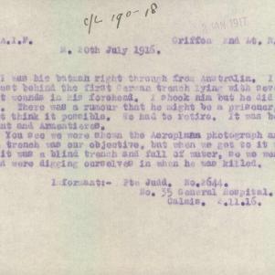 Soldier packet page