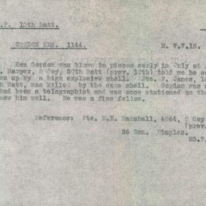 Soldier packet page