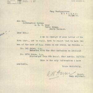 Soldier packet page