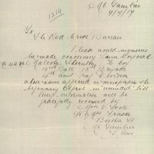 Soldier packet page
