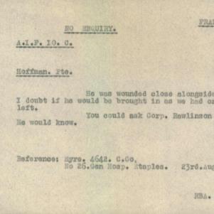 Soldier packet page