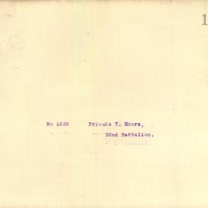 Soldier packet page