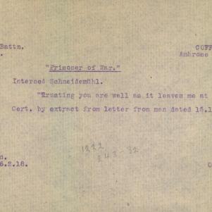 Soldier packet page