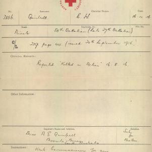 Soldier packet page