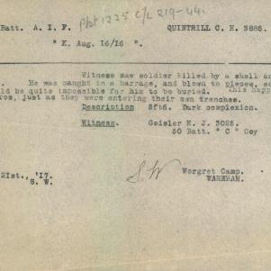 Soldier packet page