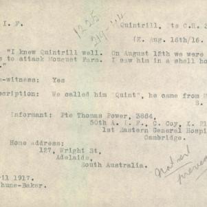 Soldier packet page