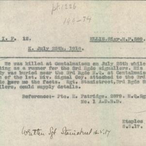 Soldier packet page