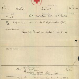 Soldier packet page