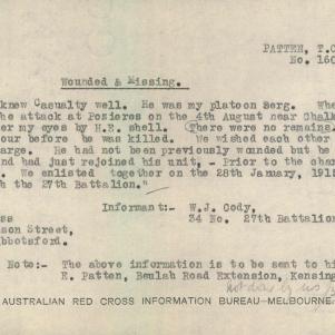Soldier packet page