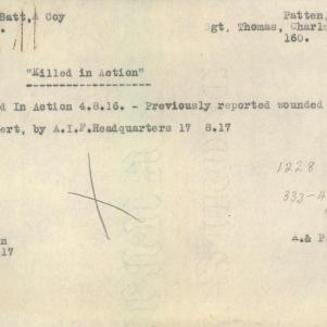 Soldier packet page