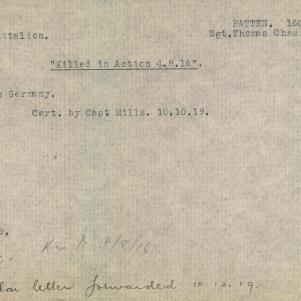 Soldier packet page