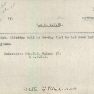 Soldier packet page