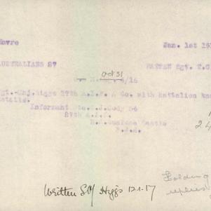 Soldier packet page