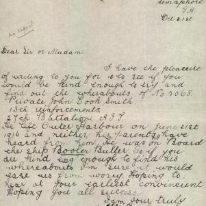 Soldier packet page