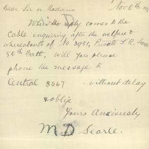 Soldier packet page