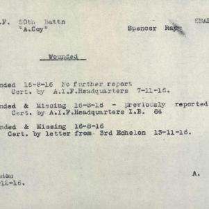 Soldier packet page