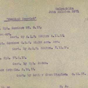 Soldier packet page