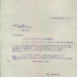 Soldier packet page